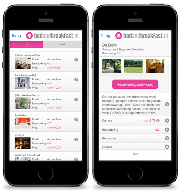 B&B Boeken Op Je Mobiel: Download De Bed & Breakfast App!